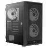 AeroCool Graphite v3 (Graphite-G-BK-v3) ACCM-PB24133.11 juodas Midi Tower korpusas, ATX/MicroATX/Mini-ITX, šonas iš grūdinto stiklo, be maitinimo bloko