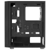 AeroCool Graphite v3 (Graphite-G-BK-v3) ACCM-PB24133.11 juodas Midi Tower korpusas, ATX/MicroATX/Mini-ITX, šonas iš grūdinto stiklo, be maitinimo bloko