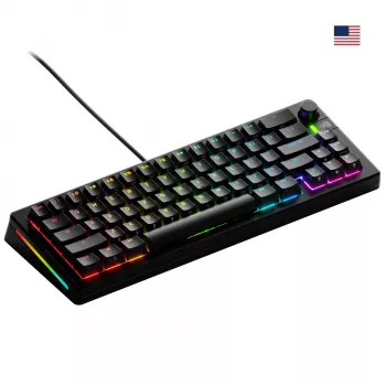 Mechaninė žaidimų klaviatūra GLORIOUS GMMK 3 65% Laidinis USB, QWERTY US, RGB, Juoda
