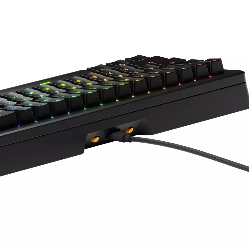 Mechaninė žaidimų klaviatūra GLORIOUS GMMK 3 65% Laidinis USB, QWERTY US, RGB, Juoda