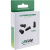 InLine Ventiliatoriaus varžtai 5,0x10,0mm juodi 50 vnt.
