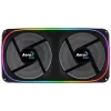 Aerocool ASTRO24 Dual Fan 12 cm ARGB LED antivibracinis juodas