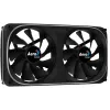 Aerocool ASTRO24 Dual Fan 12 cm ARGB LED antivibracinis juodas