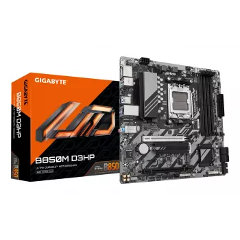 Pagrindinė plokštė GIGABYTE B850M D3HP, AMD B850, AM5, Micro ATX