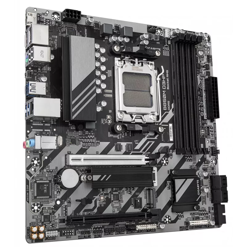 Pagrindinė plokštė GIGABYTE B850M D3HP, AMD B850, AM5, Micro ATX