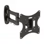 InLine sieninis laikiklis TFT/LED/Plasma 58–107 cm (23–42 col.) pakreipiamas/pasukamas, VESA 100x100–200x200, max 30 kg, juodas