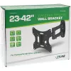 InLine sieninis laikiklis TFT/LED/Plasma 58–107 cm (23–42 col.) pakreipiamas/pasukamas, VESA 100x100–200x200, max 30 kg, juodas