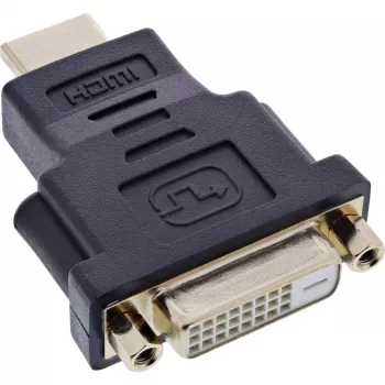 InLine HDMI į DVI adapteris, kištukas / lizdas 24+1, auksuoti kontaktai, 4K2K