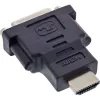 InLine HDMI į DVI adapteris, kištukas / lizdas 24+1, auksuoti kontaktai, 4K2K