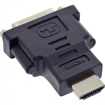 InLine HDMI į DVI adapteris, kištukas / lizdas 24+1, auksuoti kontaktai, 4K2K