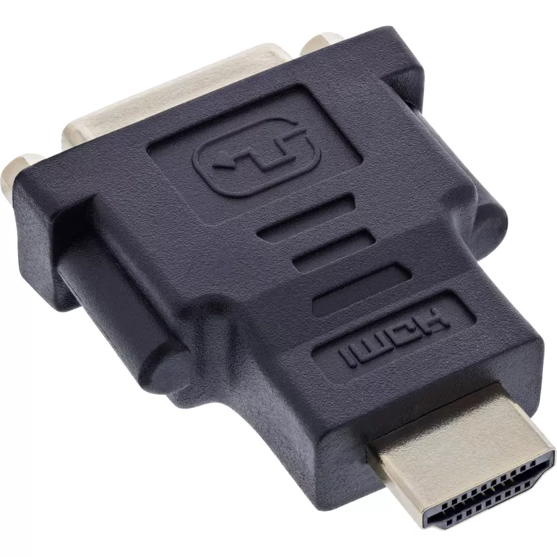 InLine HDMI į DVI adapteris, kištukas / lizdas 24+1, auksuoti kontaktai, 4K2K