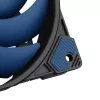 Akasa ALUCIA SC 140 mm procesoriaus ventiliatorius juodas mėlynas hidrodinaminis guolis