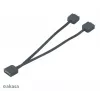 Adresuojamas RGB LED skirstytuvas Akasa AK-CBLD08-12BK