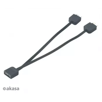Adresuojamas RGB LED skirstytuvas Akasa AK-CBLD08-12BK