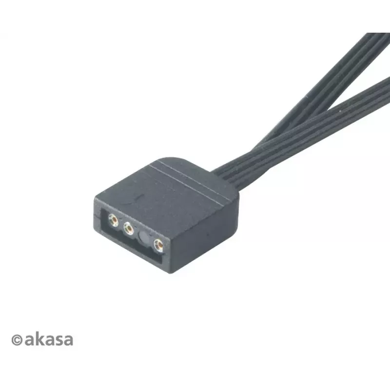 Adresuojamas RGB LED skirstytuvas Akasa AK-CBLD08-12BK
