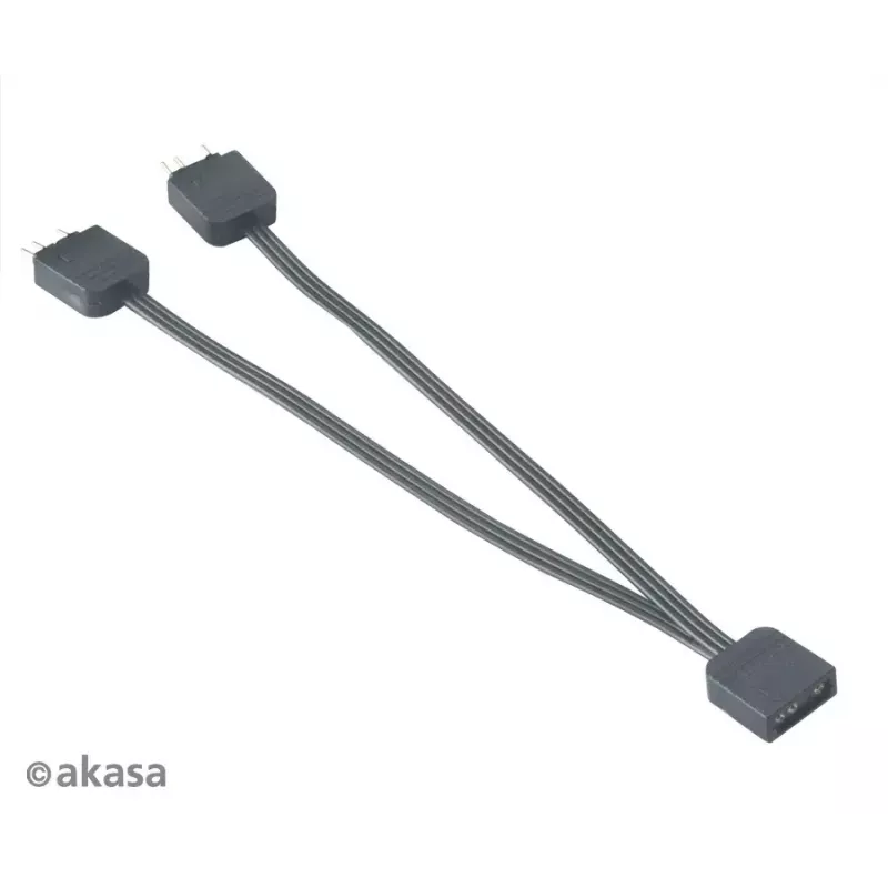Adresuojamas RGB LED skirstytuvas Akasa AK-CBLD08-12BK