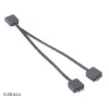 Adresuojamas RGB LED skirstytuvas Akasa AK-CBLD08-12BK