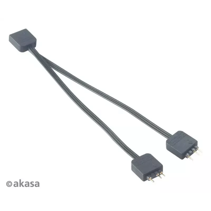 Adresuojamas RGB LED skirstytuvas Akasa AK-CBLD08-12BK
