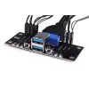 Alphacool I/O ES skydelis su laidų rinkiniu ir USB 3.0, 25057, juodas