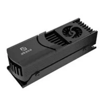Akasa Gecko Pro LX A-M2HS04-BK – Aliumininis radiatoriaus rinkinys vienpusiams M.2 SSD