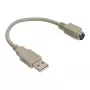 USB adapterio laidas USB A tipas kištukas / PS/2 lizdas InLine 33102