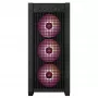 PC korpusas ASUS TUF Gaming GT302 ARGB Midi Tower Juodas — Grūdintas stiklas, 3x140mm priekyje + 1x140mm gale, USB-C