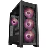PC korpusas ASUS TUF Gaming GT302 ARGB Midi Tower Juodas — Grūdintas stiklas, 3x140mm priekyje + 1x140mm gale, USB-C