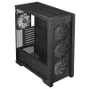 PC korpusas ASUS TUF Gaming GT302 ARGB Midi Tower Juodas — Grūdintas stiklas, 3x140mm priekyje + 1x140mm gale, USB-C