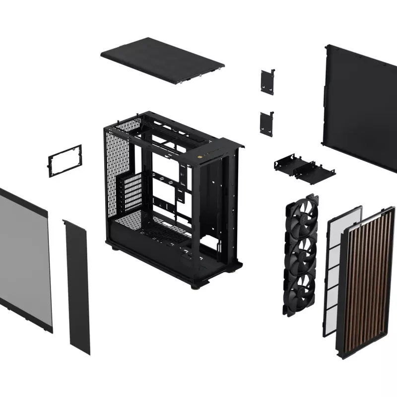 Korpusas staliniam kompiuteriui Fractal Design North XL