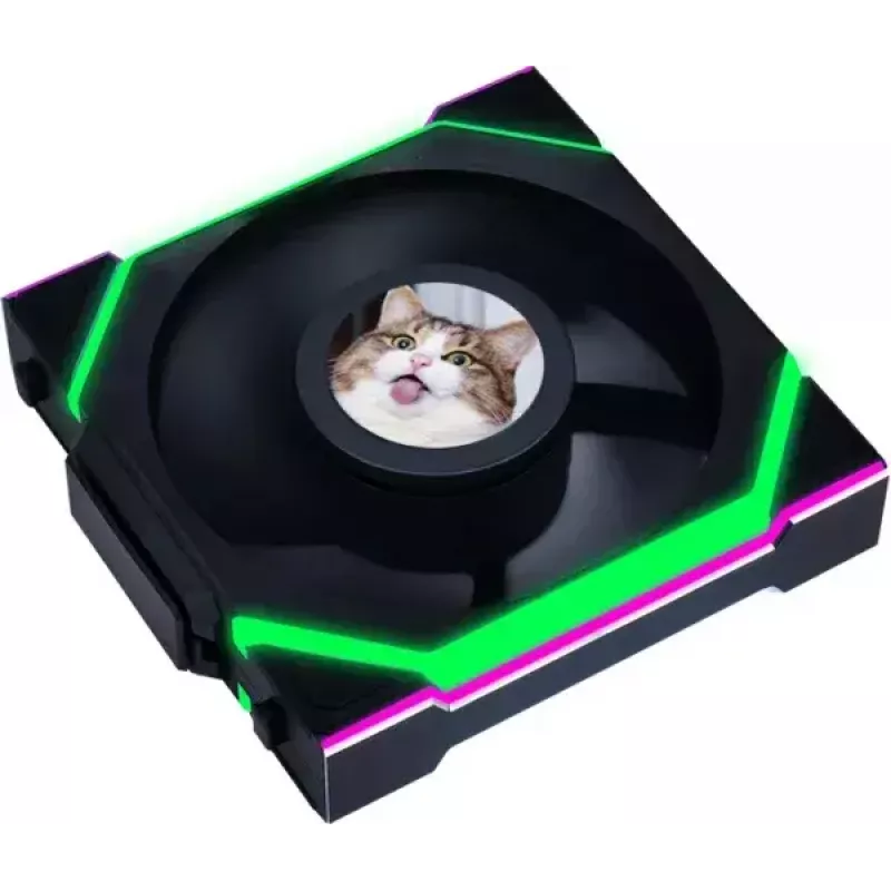 Lian Li UNI FAN SL Wireless LCD 120 12 cm Juodas 29,5 dB 50.08 cfm