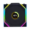 Lian Li UNI FAN SL Wireless LCD 120 12 cm Juodas 29,5 dB 50.08 cfm