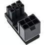 InLine maitinimo adapteris vidinis 180° ATX 6pin kištukas lizdas juodas 26636E