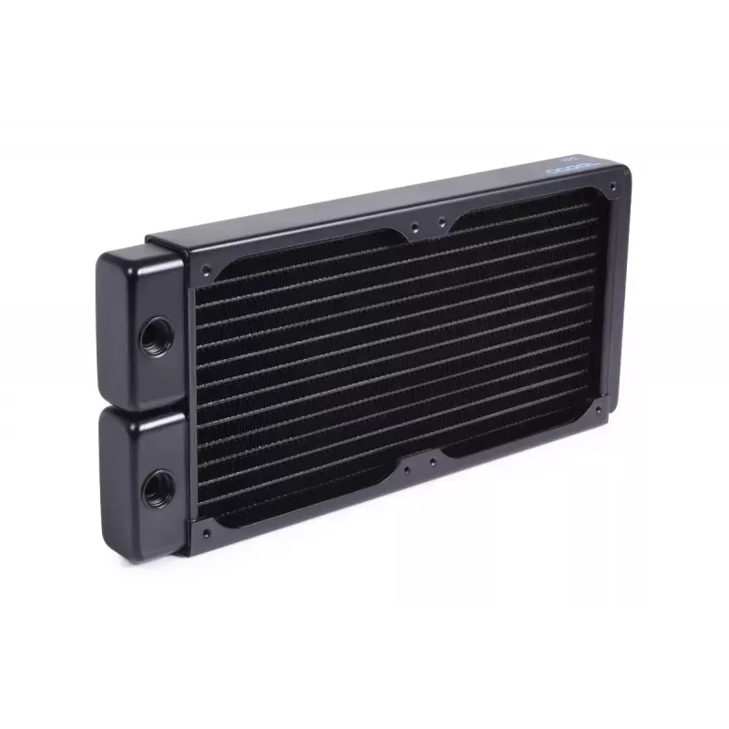 Radiatorius Alphacool 14376 NexXxoS HPE Full Copper, žalvaris, plienas, juodas, 124x271.5x30mm