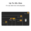 Pelėdėlis Glorious Gaming Glorious Mouse Pad 2 3XL - Siūtas - Juodas