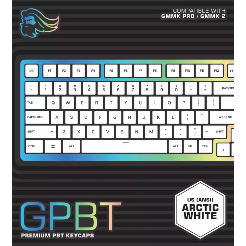Glorious Gaming GPBT klaviatūros dangteliai