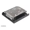Adapteris 3,5 inch → 2×2,5 inch diskams Akasa AK-HDA-11 su SATA laidais