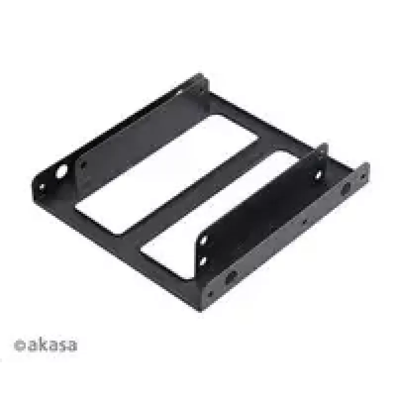 Adapteris 3,5 inch → 2×2,5 inch diskams Akasa AK-HDA-11 su SATA laidais