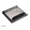 Adapteris 3,5 inch → 2×2,5 inch diskams Akasa AK-HDA-11 su SATA laidais