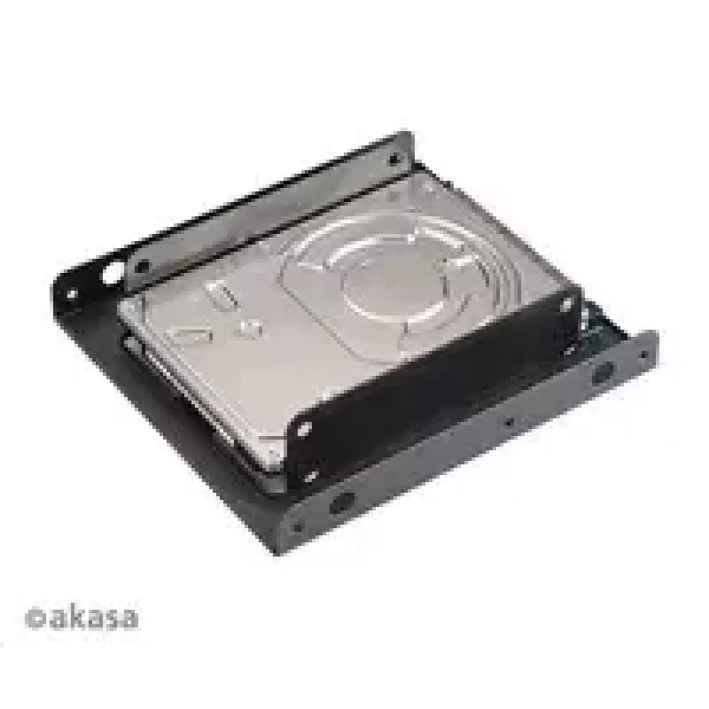 Adapteris 3,5 inch → 2×2,5 inch diskams Akasa AK-HDA-11 su SATA laidais