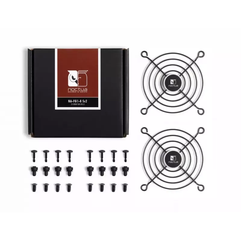 Ventiliatoriaus grotelės Noctua NA-FG1-8 SX2 Plieninės 8 cm 71,5x71,5 mm