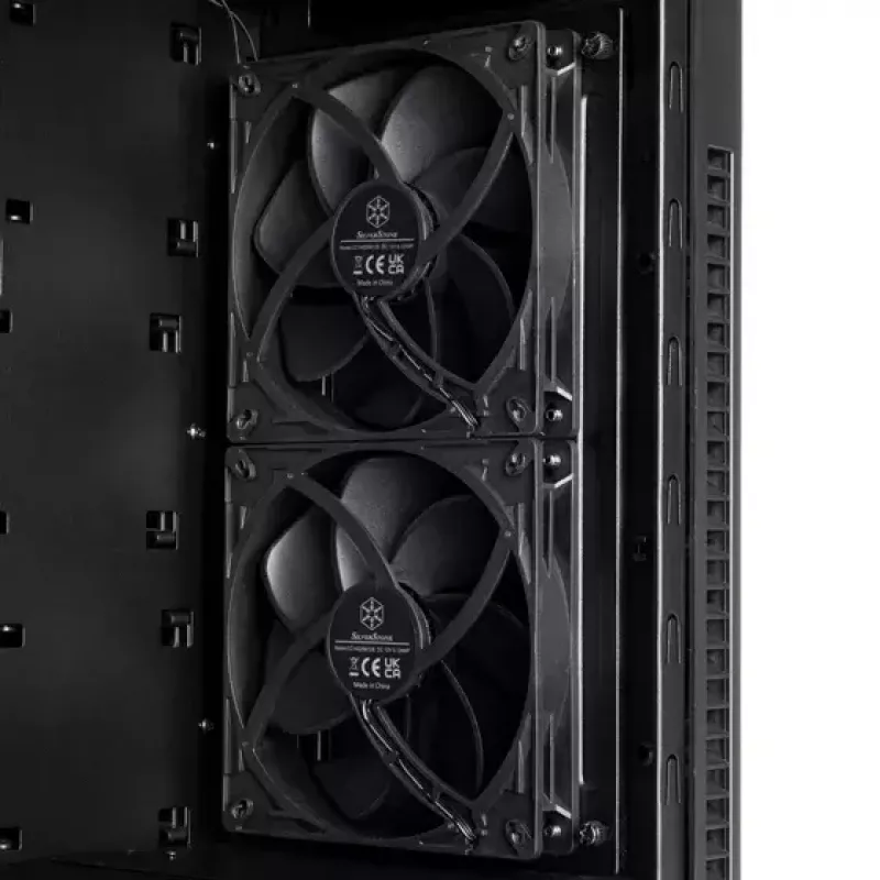 Korpusas Silverstone SST-KL07B-E Tower juodas