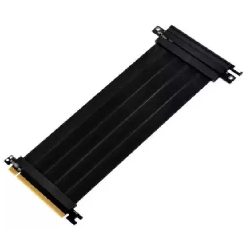 Juostinis PCIe x16 lankstus kabelis SilverStone SST-RC03B-220, 0,22 m, juodas