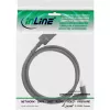 InLine DisplayPort 1.4 kabelis, 8K4K, kampu į viršų, juodas/auksinis, 3m