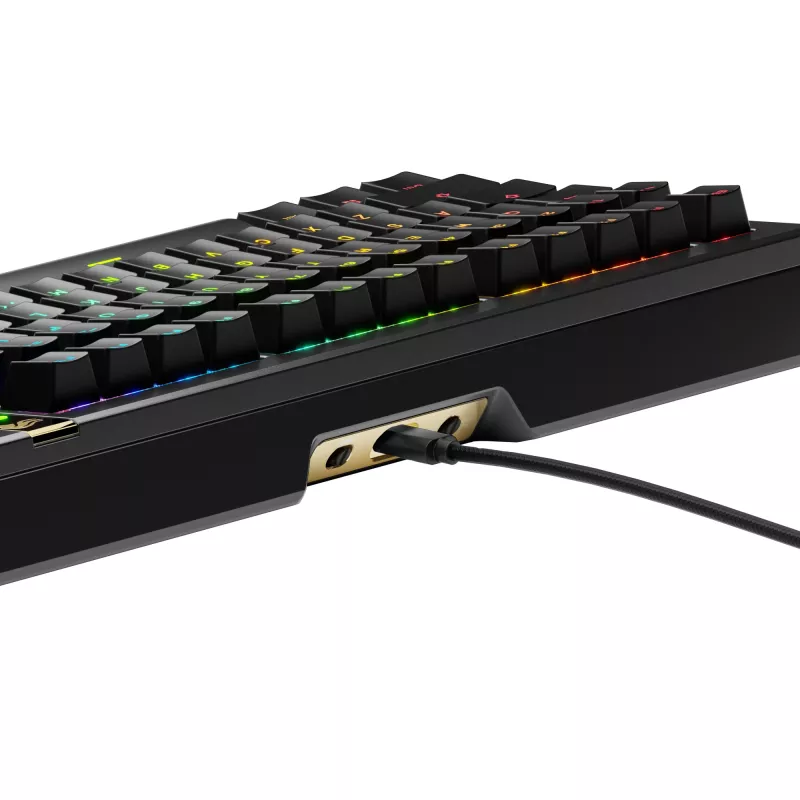 Mechaninė žaidimų klaviatūra GLORIOUS GMMK 3 PRO HE 75% Wired USB, QWERTY, RGB, Juoda