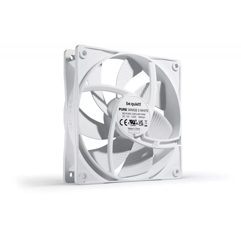 be quiet! Pure Wings 3 120mm PWM ventiliatorius baltas 12 cm 1 vnt.