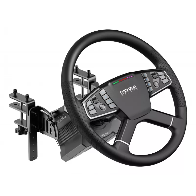Moza Racing MOZA Trucking Bundle – Vairavimo ratas, juodas, American Truck Simulator, Euro Truck Simulator 2, CE, 470 mm, 310 mm