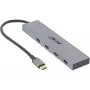 InLine USB 3.2 Gen.2 4 prievadų USB-C šakotuvas (10Gb/s), OTG, aliumininis korpusas
