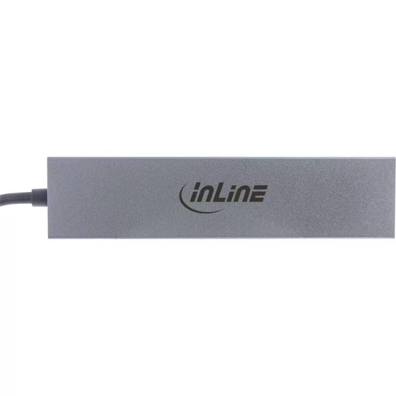 InLine USB 3.2 Gen.2 4 prievadų USB-C šakotuvas (10Gb/s), OTG, aliumininis korpusas