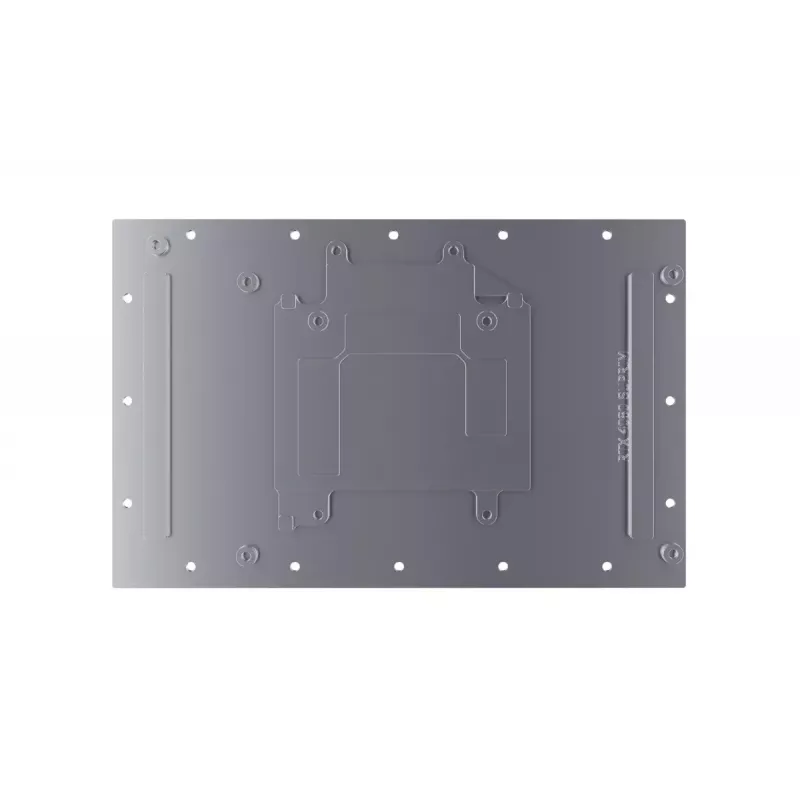 Vandens blokas + galinė plokštė Alphacool Eisblock Aurora akrilinis aliuminis varis permatomas