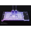 Vandens blokas + galinė plokštė Alphacool Eisblock Aurora akrilinis aliuminis varis permatomas